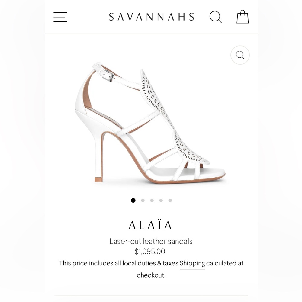 ALAIA Sandals White 36